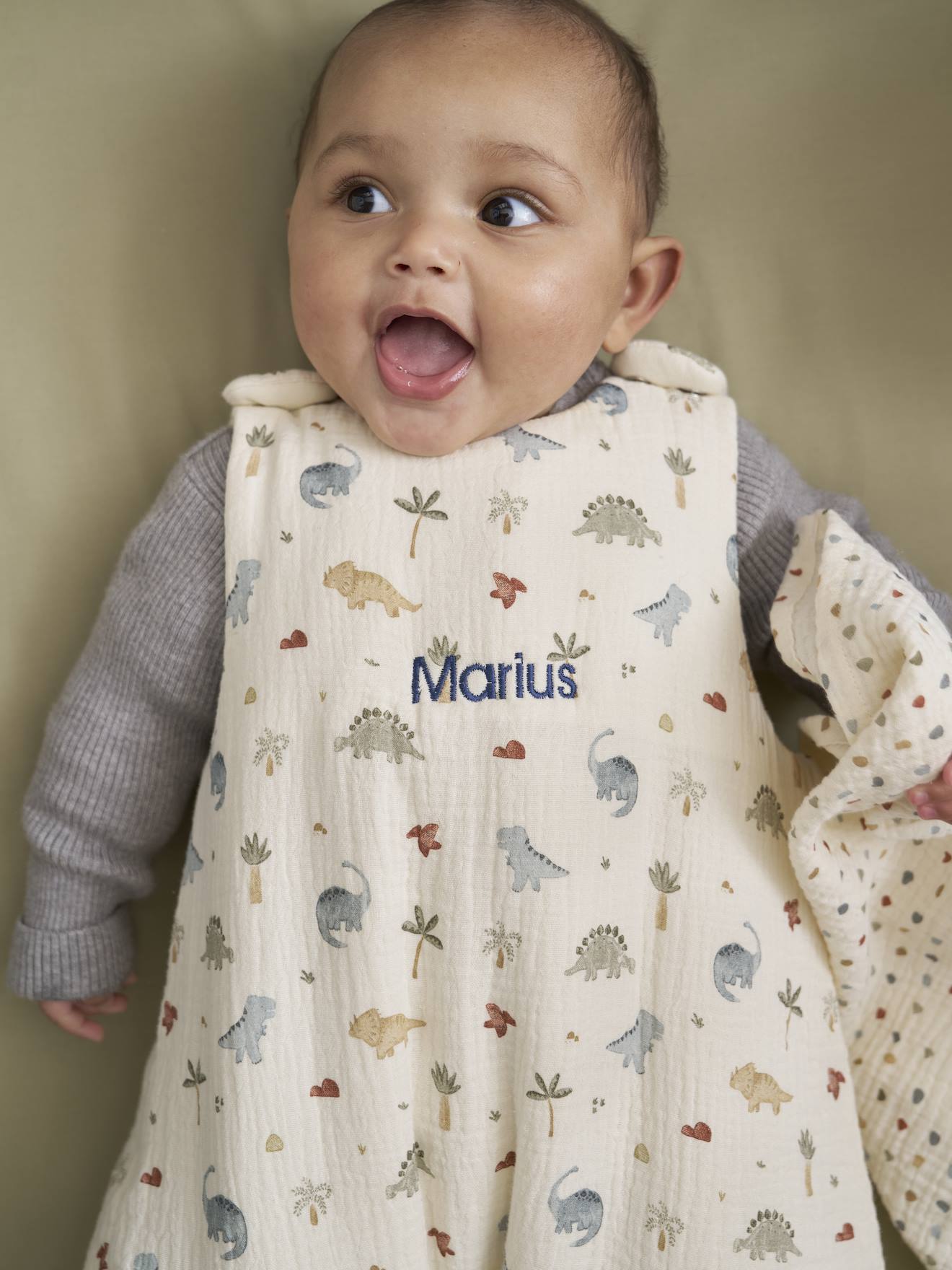Customisable Cotton Muslin Sleeping Bag
