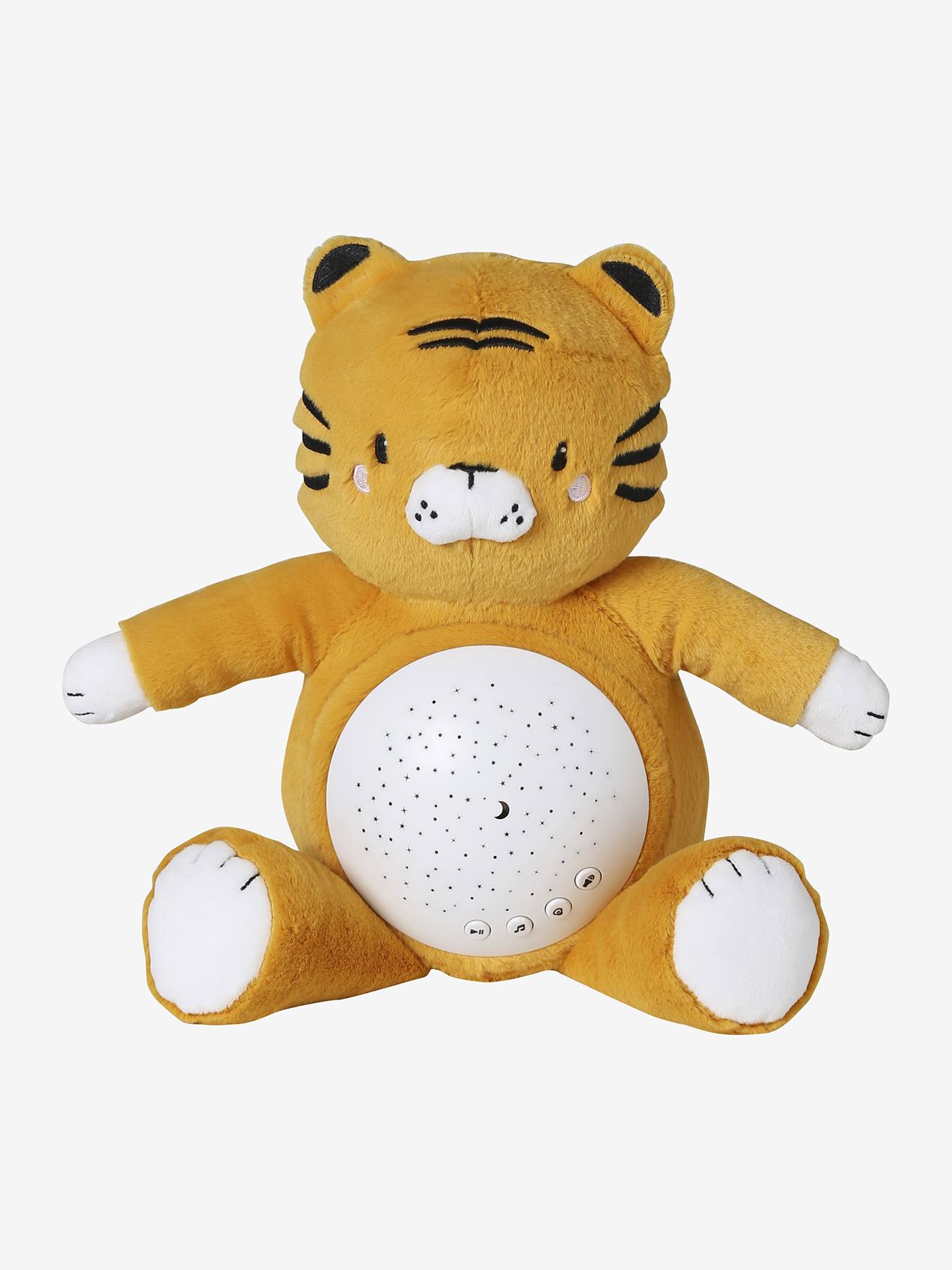 Stars Projecting Fox Night Light golden