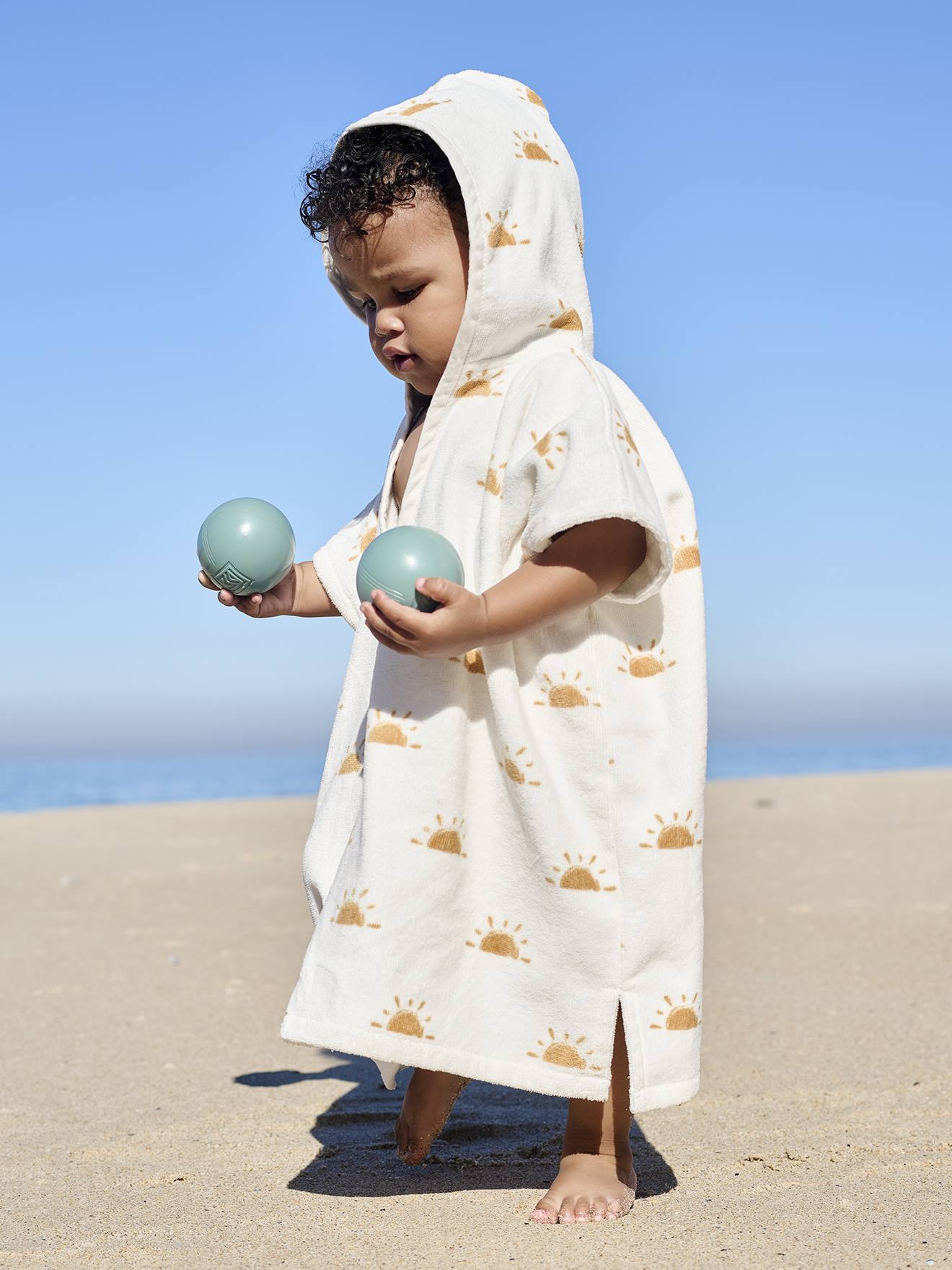 Bath Beach Poncho with Recycled Cotton - 5