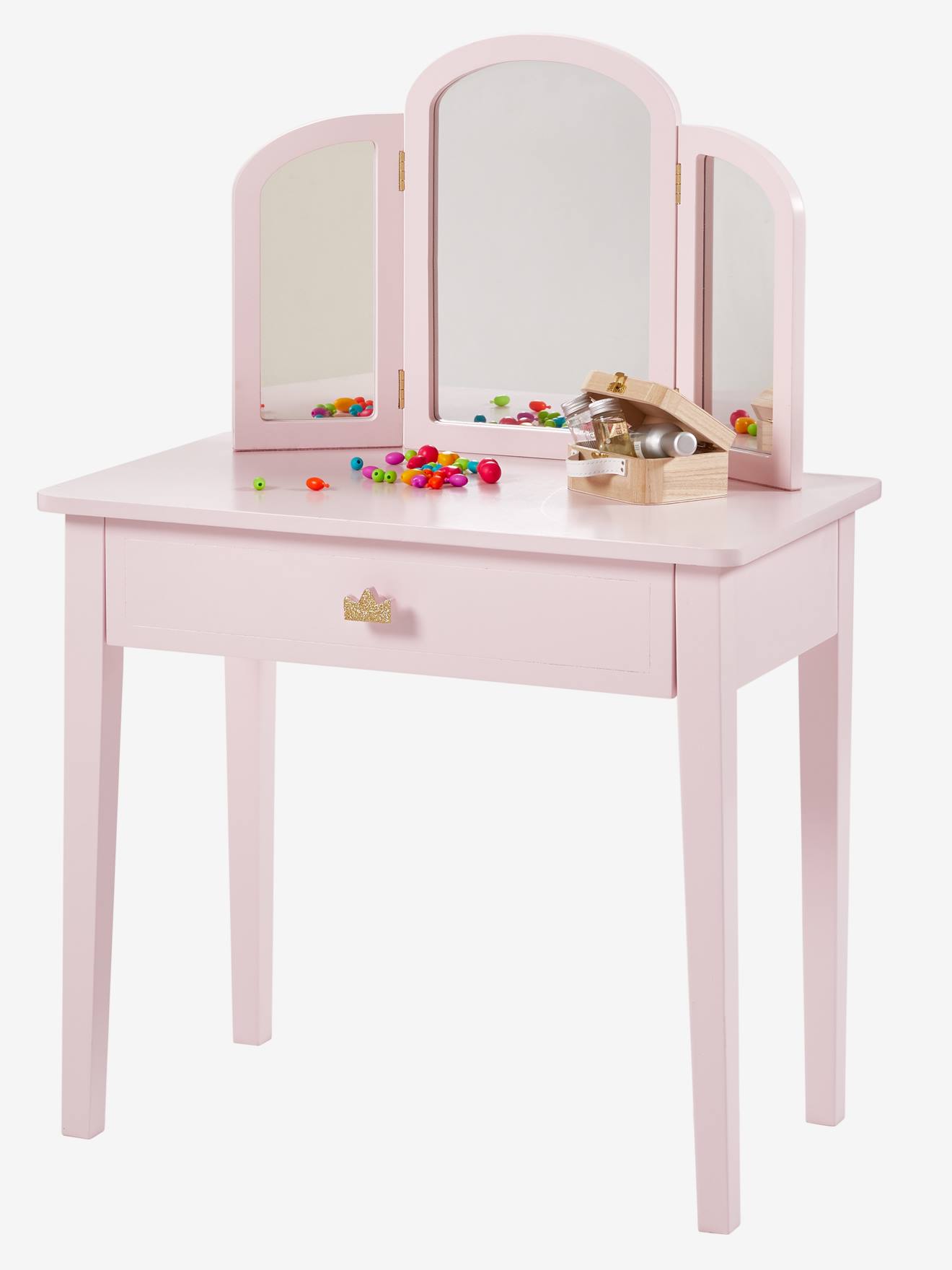 Small Dresser Princess Light Pink, Light Pink Dresser With Mirror