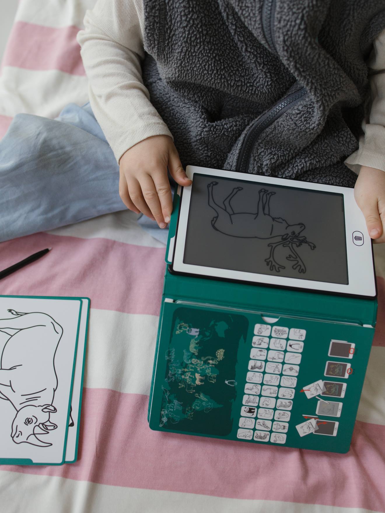 KIDYWOLF mini Kidydraw drawing tablet sage