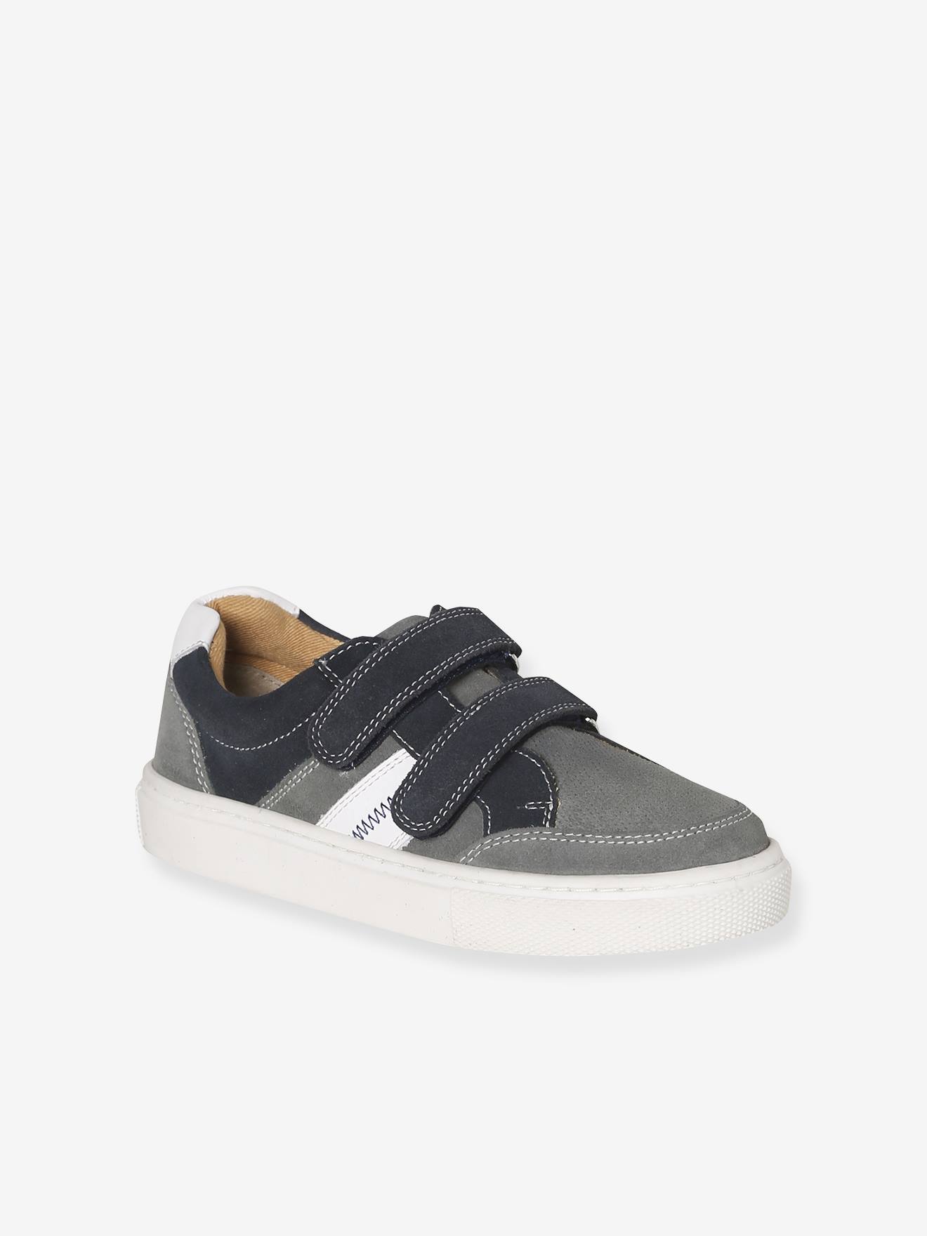 Leather Hook-&-Loop Trainers for Children