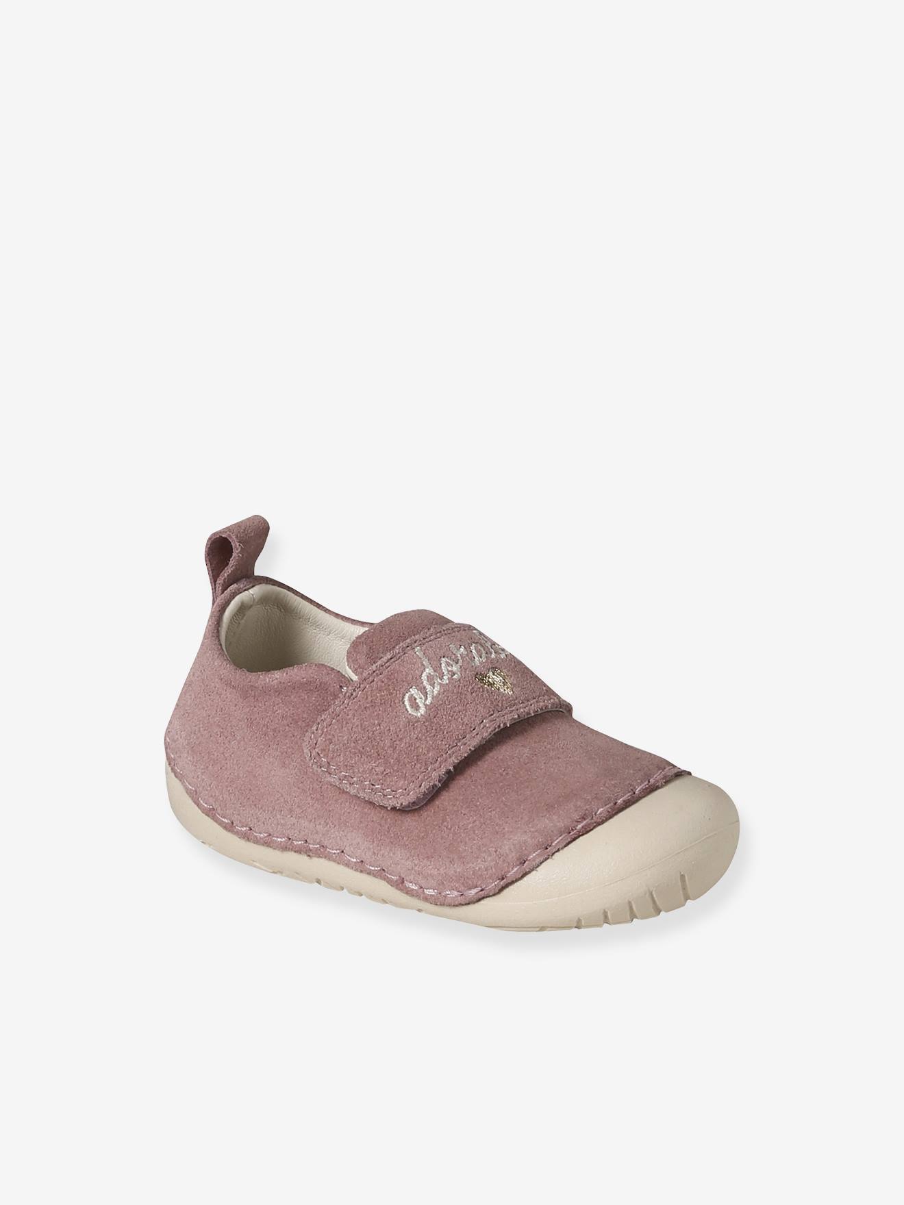 Soft Pram Shoes with Hook-&-Loop Strap