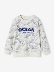 -Printed Sweatshirt-Style Top for Boys