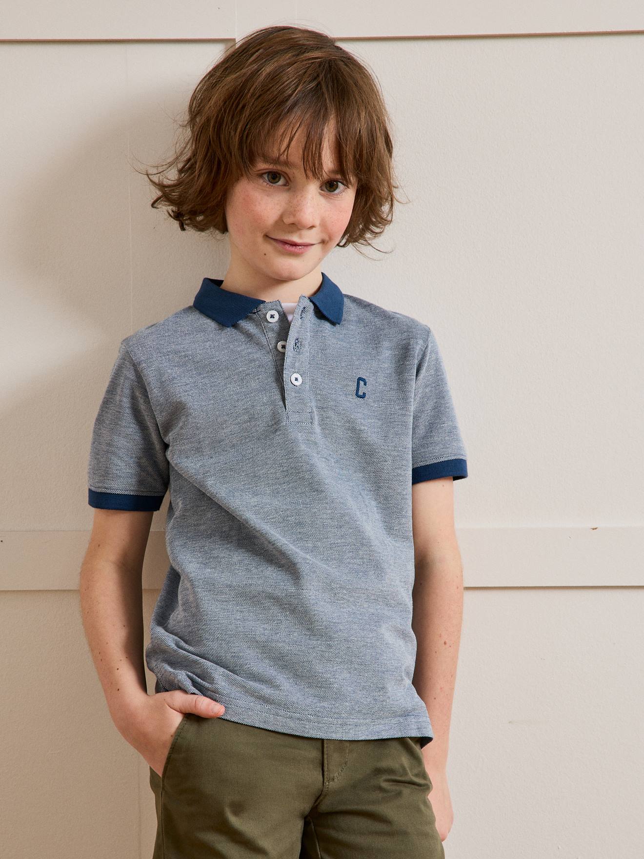 Polo Shirt in Organic Cotton for Boys