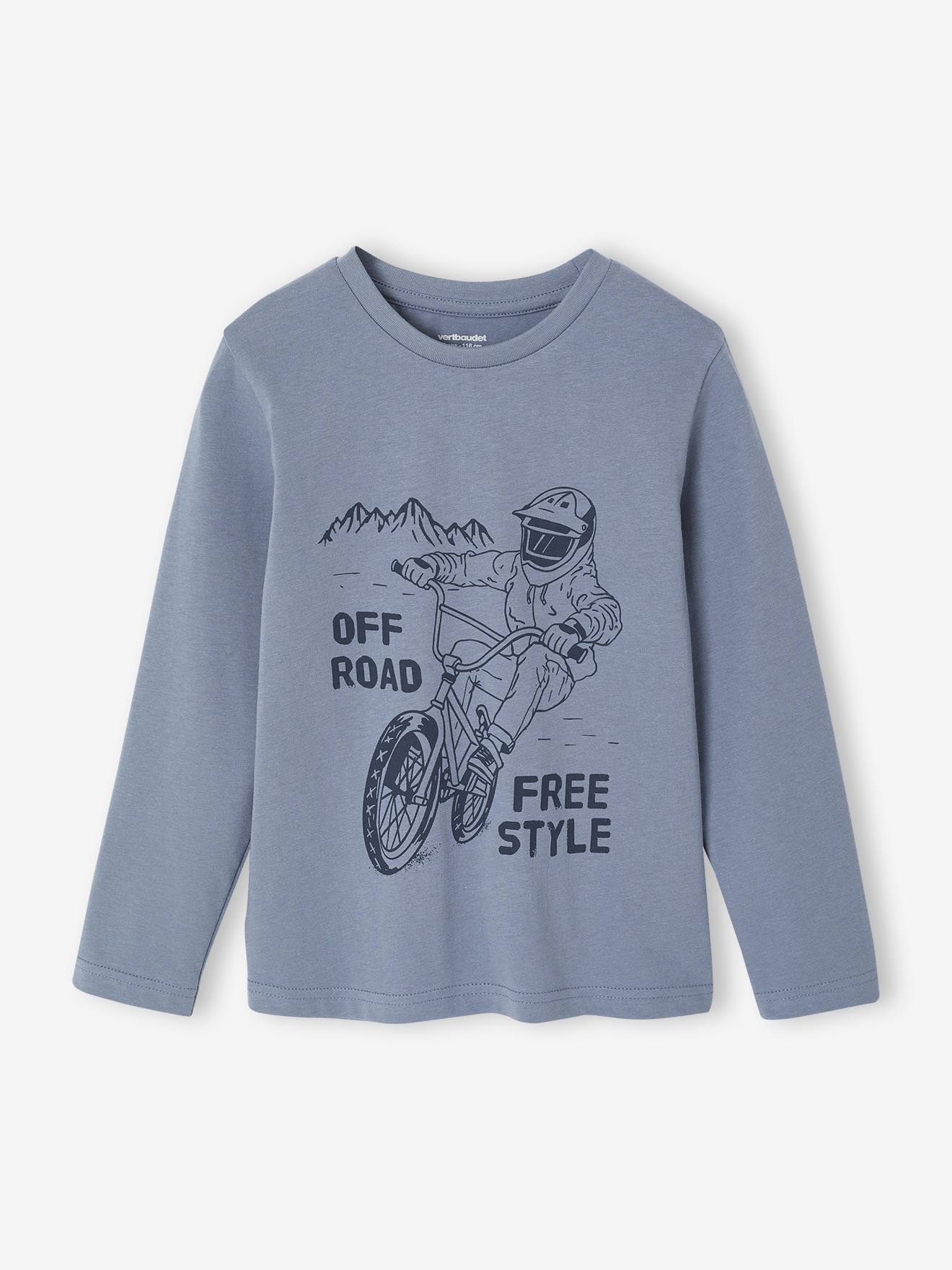 Basics Long Sleeve Top with Fun or Graphic Motif