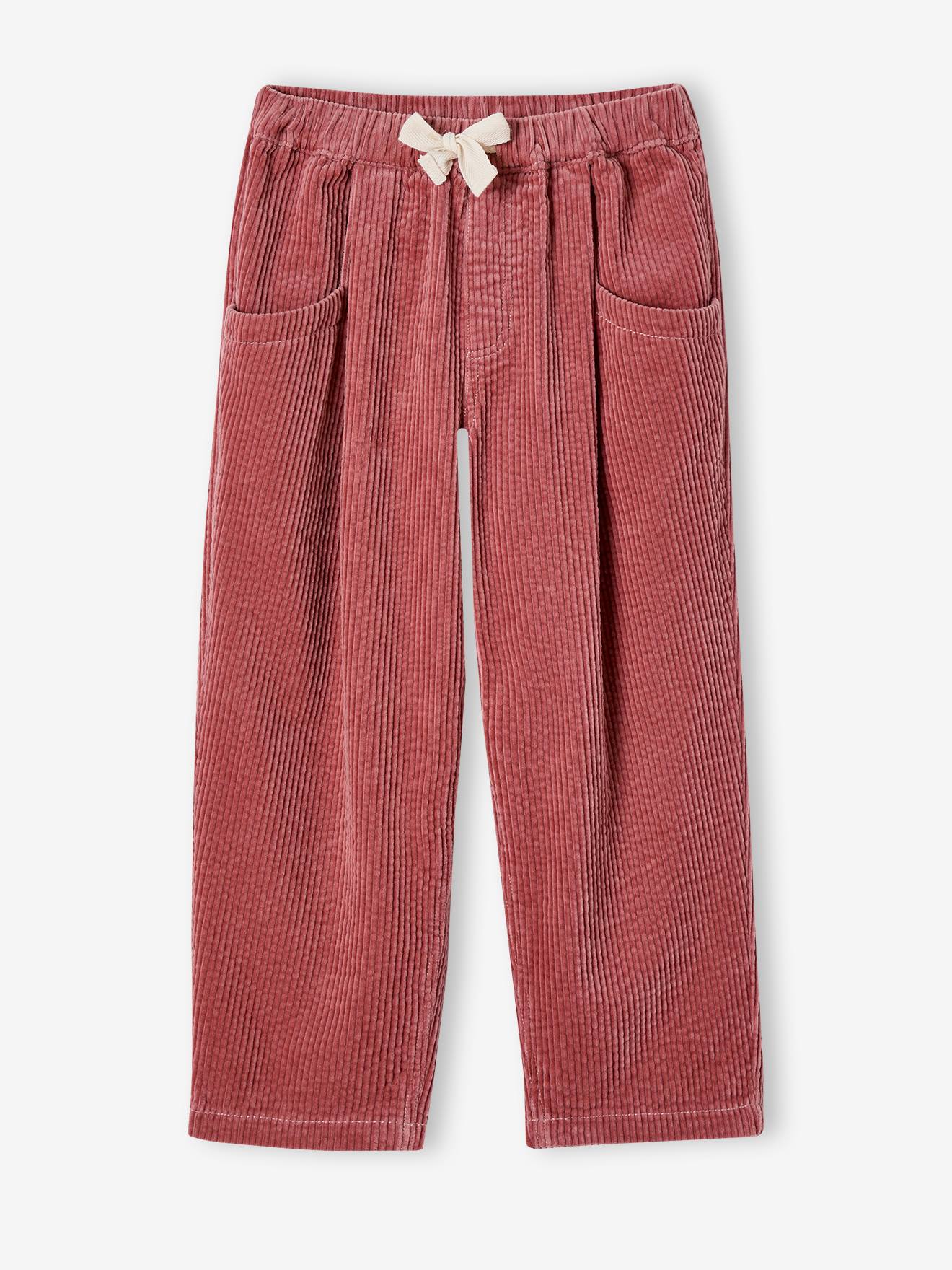 Loose-Fit Corduroy Trousers