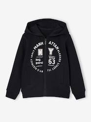 Basics Zipped Sports Jacket with Hood for Boys
