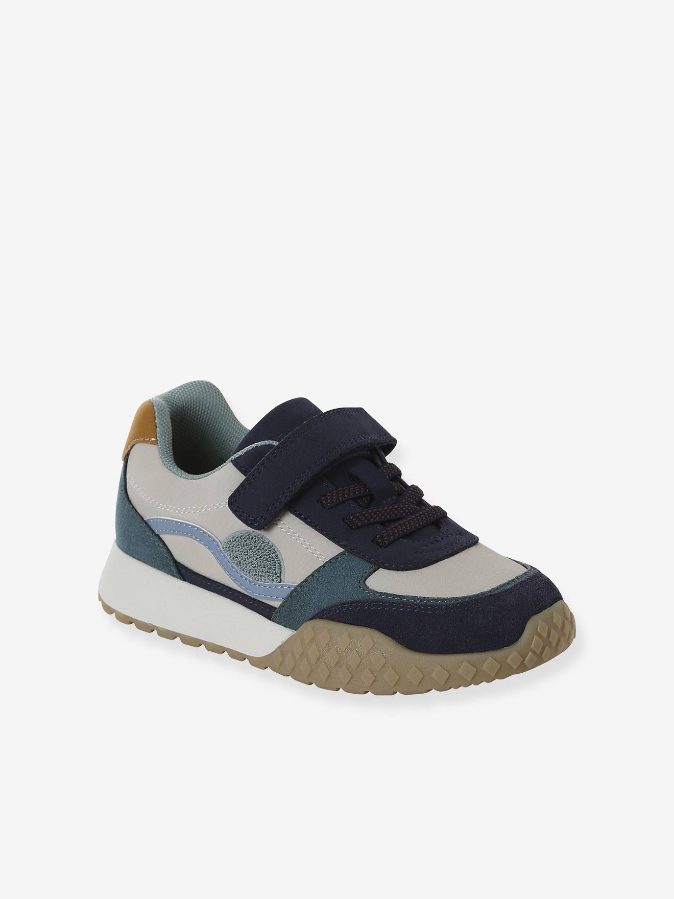 Trainers with Elasticated Laces & Hook-&-Loop Fasteners For Children