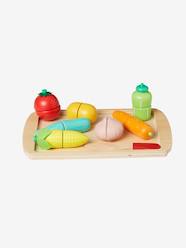Toys-Role Play Toys-Set of Wooden Vegetables to Cut - FSC® Certified