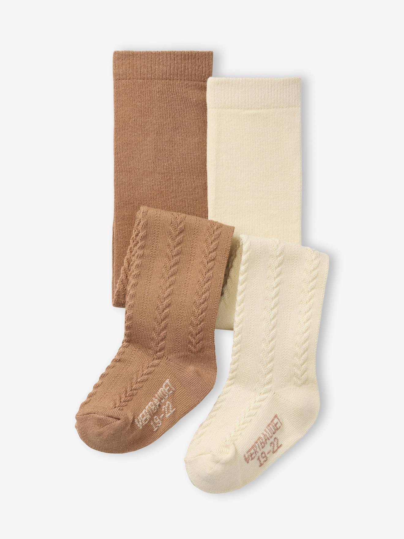 Pairs of Cable-Knit Tights