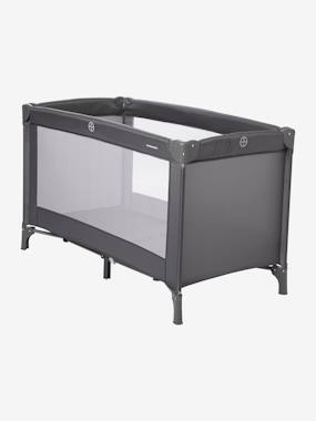 First bed Travel Cot dark