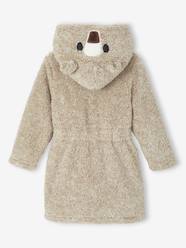 Boys-Hooded Bear Bathrobe for Boys