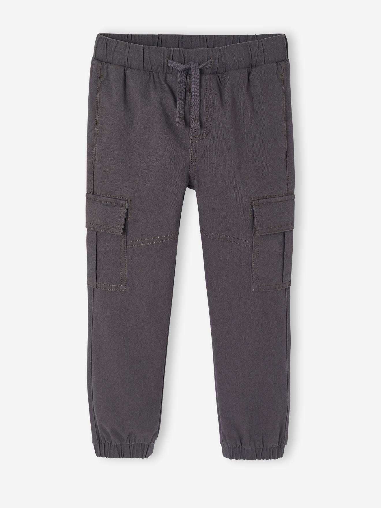 Pull-On Cargo-Type Trousers
