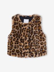 -Faux Fur Waistcoat for Girls