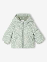 Baby-Lightweight Jacket with Printed Hood for Babies