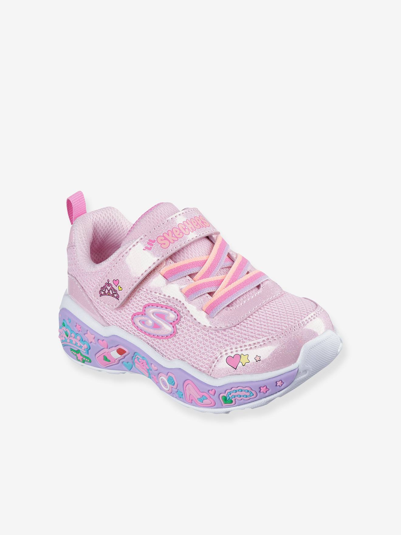 SKECHERS Play Scene Fun Squad trainers rose
