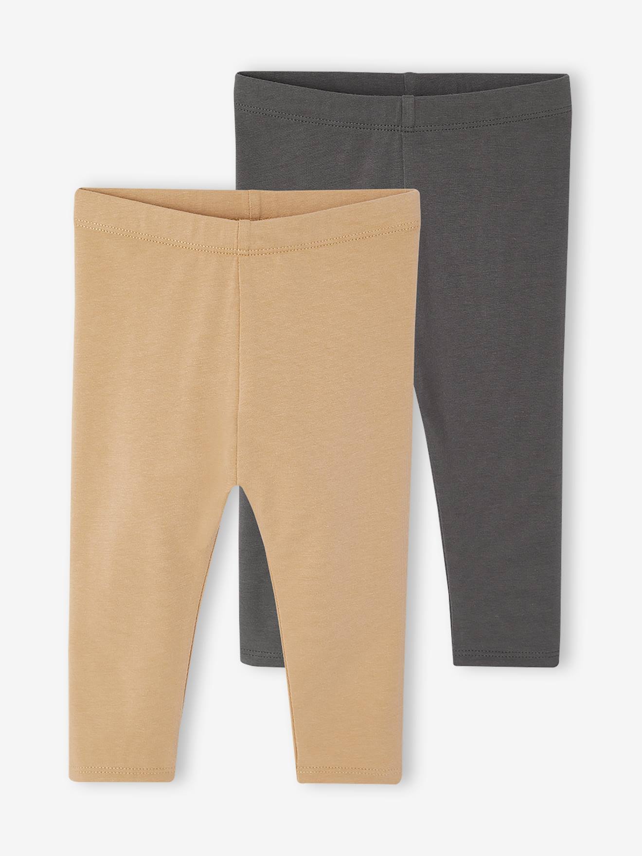 Baby Girls' Long Leggings ochre