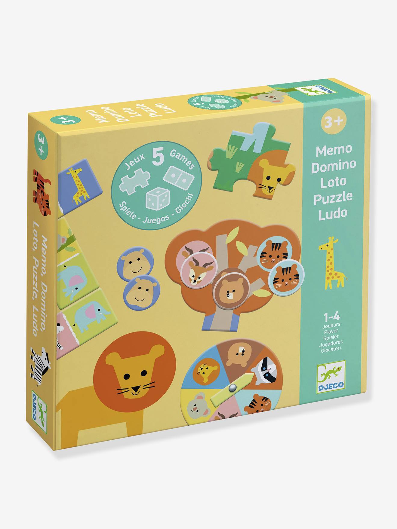 Wild Animals - 5 DJECO Games
