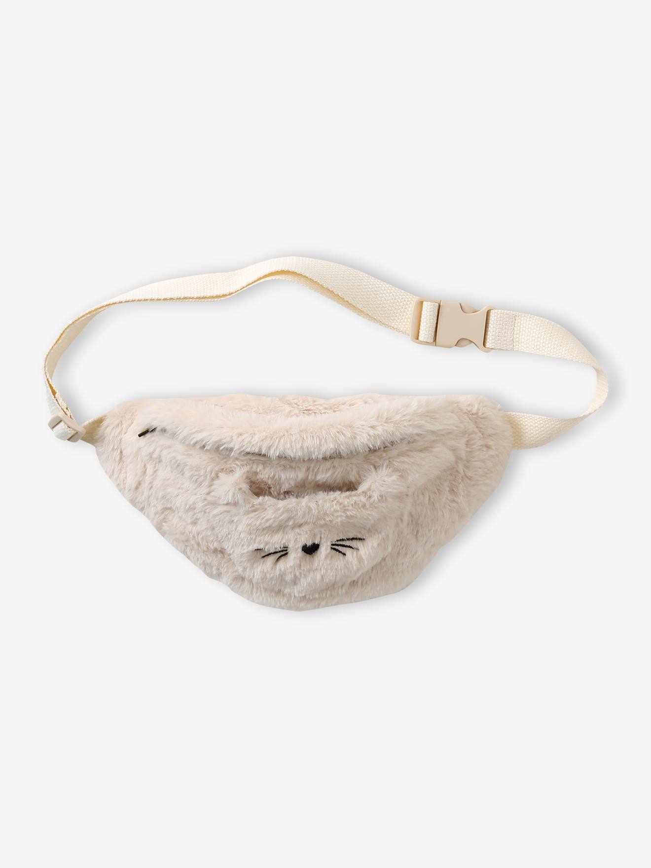 Corduroy Bumbag with Cat Design