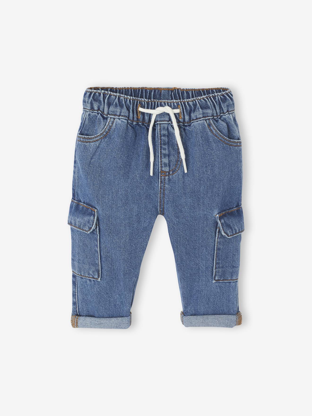 Denim Cargo Trousers