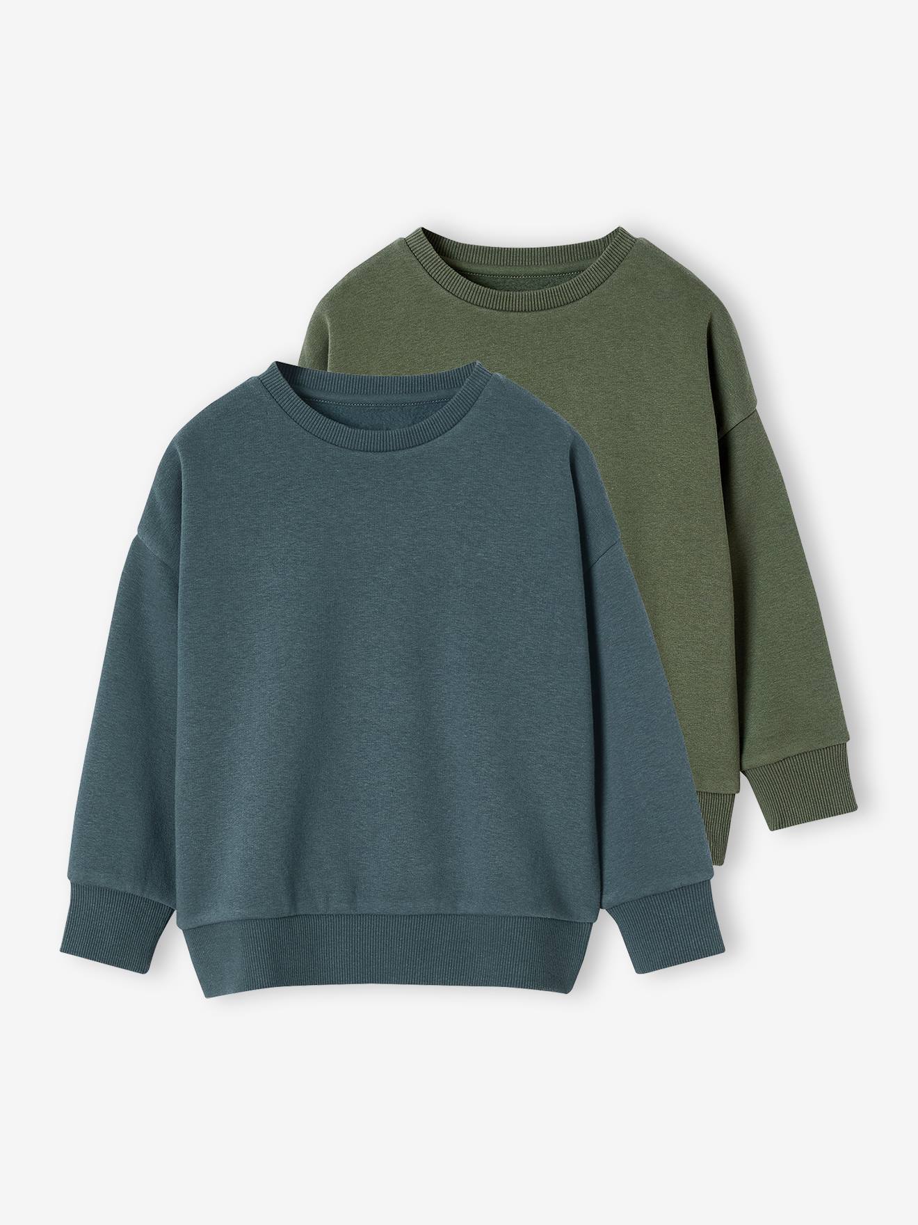 Plain Long-Sleeved Sweatshirts