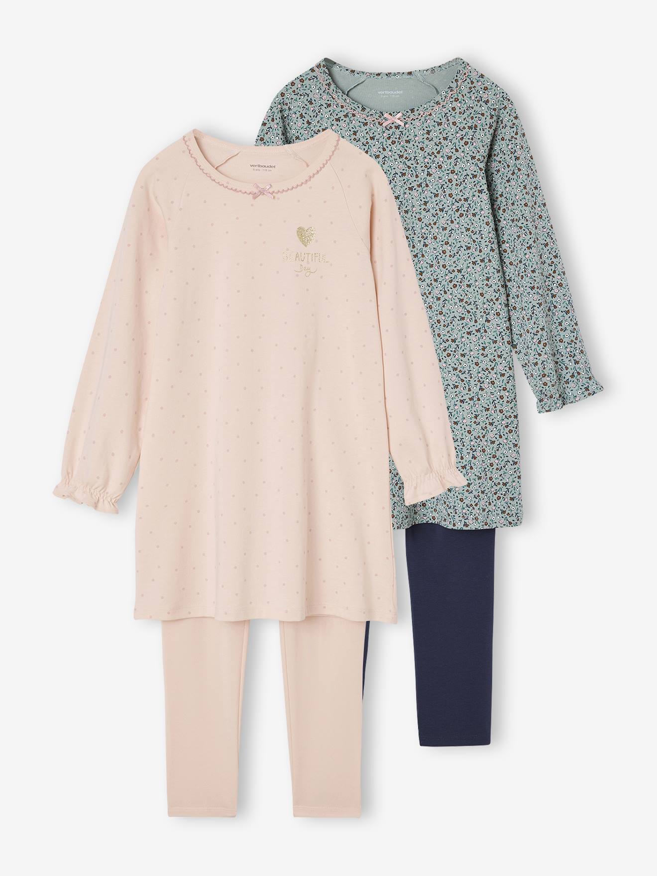 Floral Nighties + Leggings