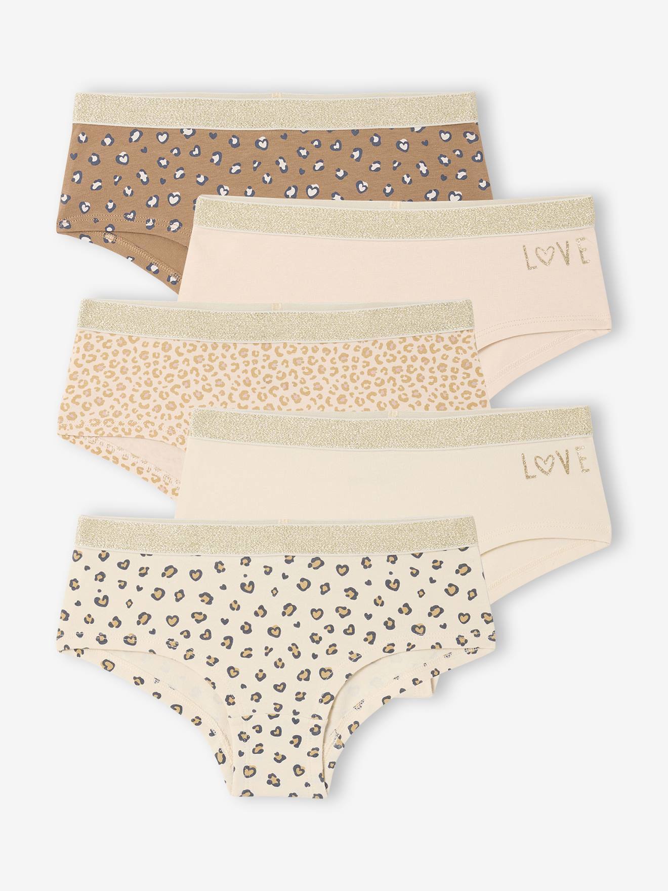 Leopard & Love Shorties
