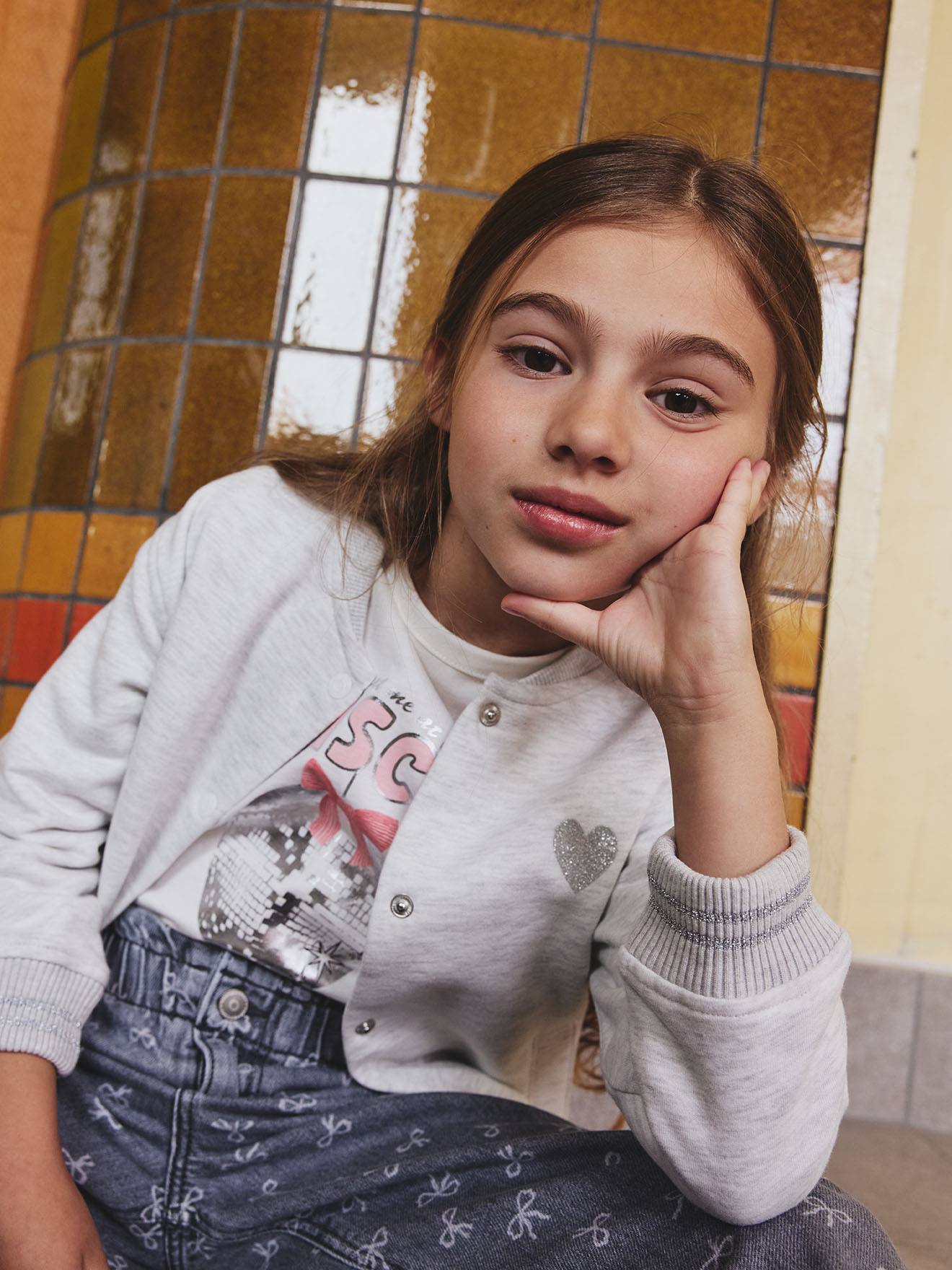 Varsity-Style Fleece Jacket