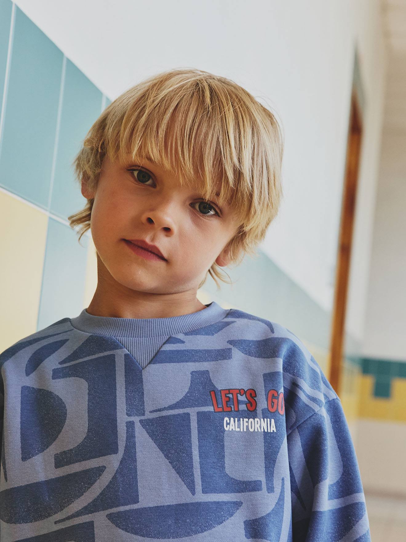 All-Over Print Sweatshirt for Boys