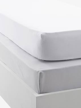 Image of Pack of 2 Organic Collection Fitted Sheets white