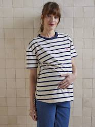 Striped Organic Cotton* T-Shirt for Maternity
