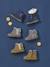 Leather Boots with Elastic, for Baby Girls black+bordeaux red+Camel+navy blue+printed beige 