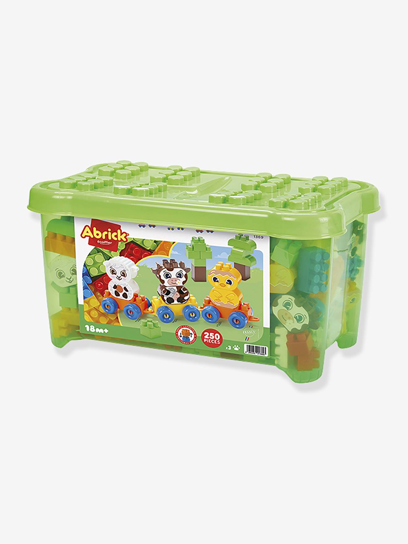 Abrick Farm Set 250 pieces ECOIFFIER multicoloured