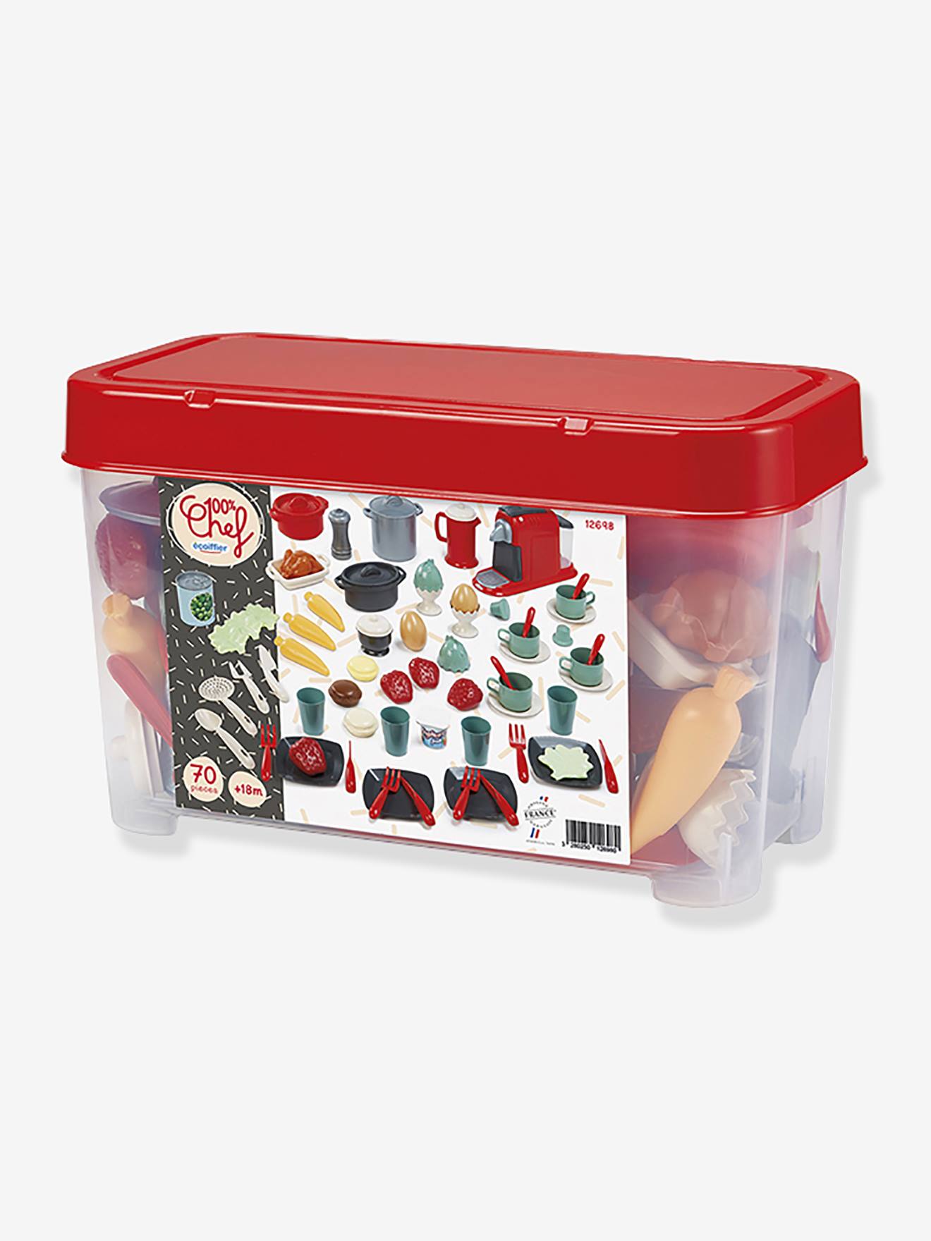 Kitchen set 70 pieces ECOIFFIER multicoloured