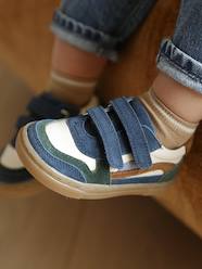 Trainers with Leather Hook-&-Loop Straps for Babies
