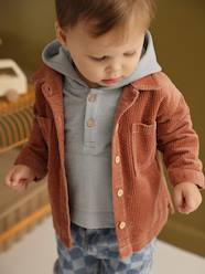 Striped Hooded Top for Baby Boys