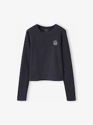 -Cropped Long-Sleeved T-Shirt for Girls, JONEN