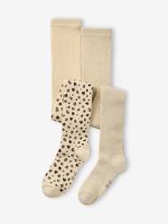 Pack of 2 Pairs of Tights for Girls