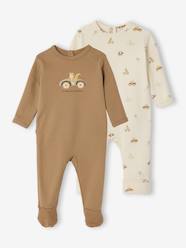 Baby-Pyjamas-Pack of 2 Sleepsuits for Newborns