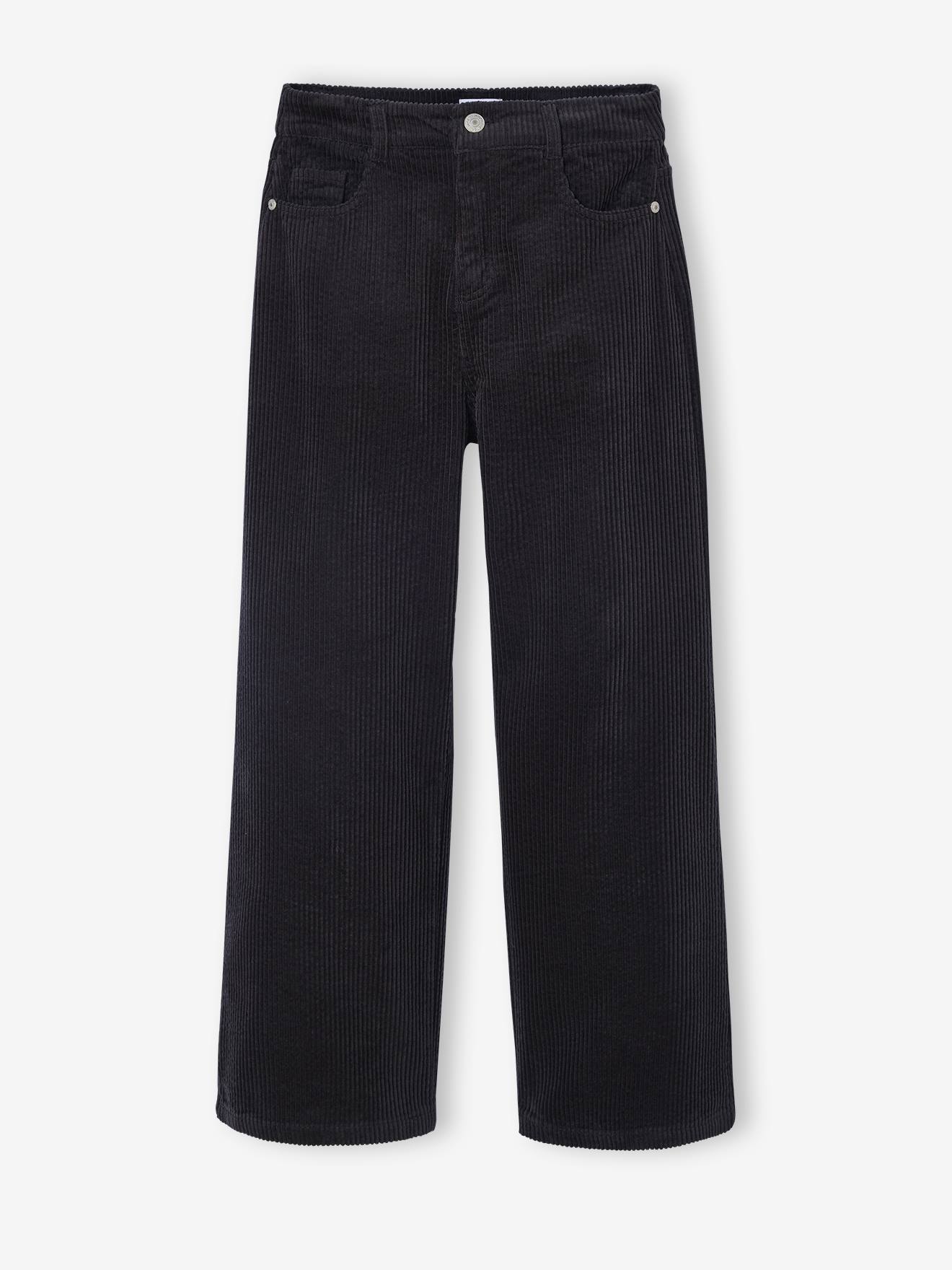 Wide-Leg Corduroy Trousers for Girls