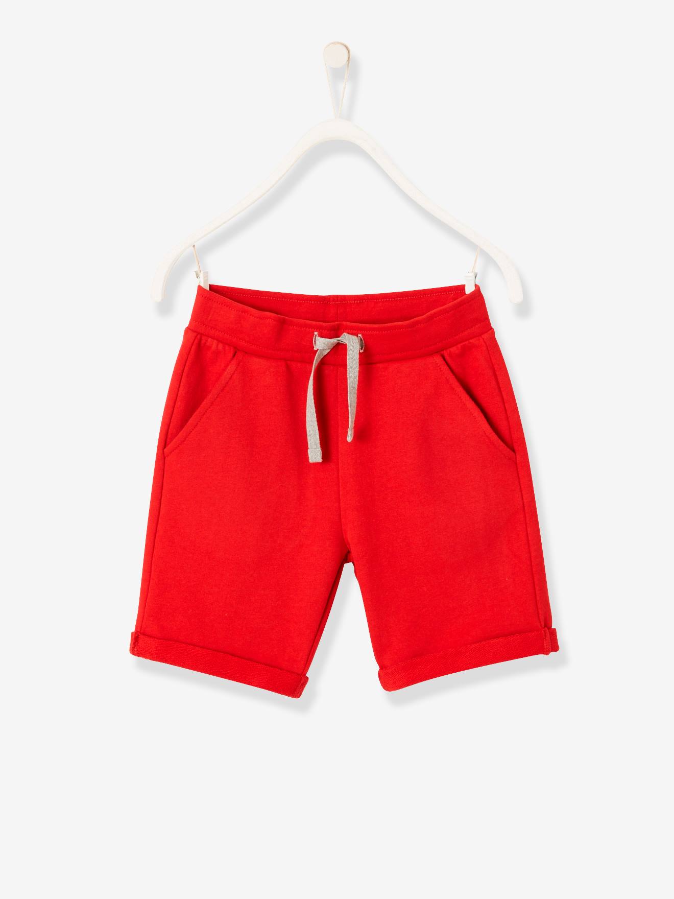 boys red shorts