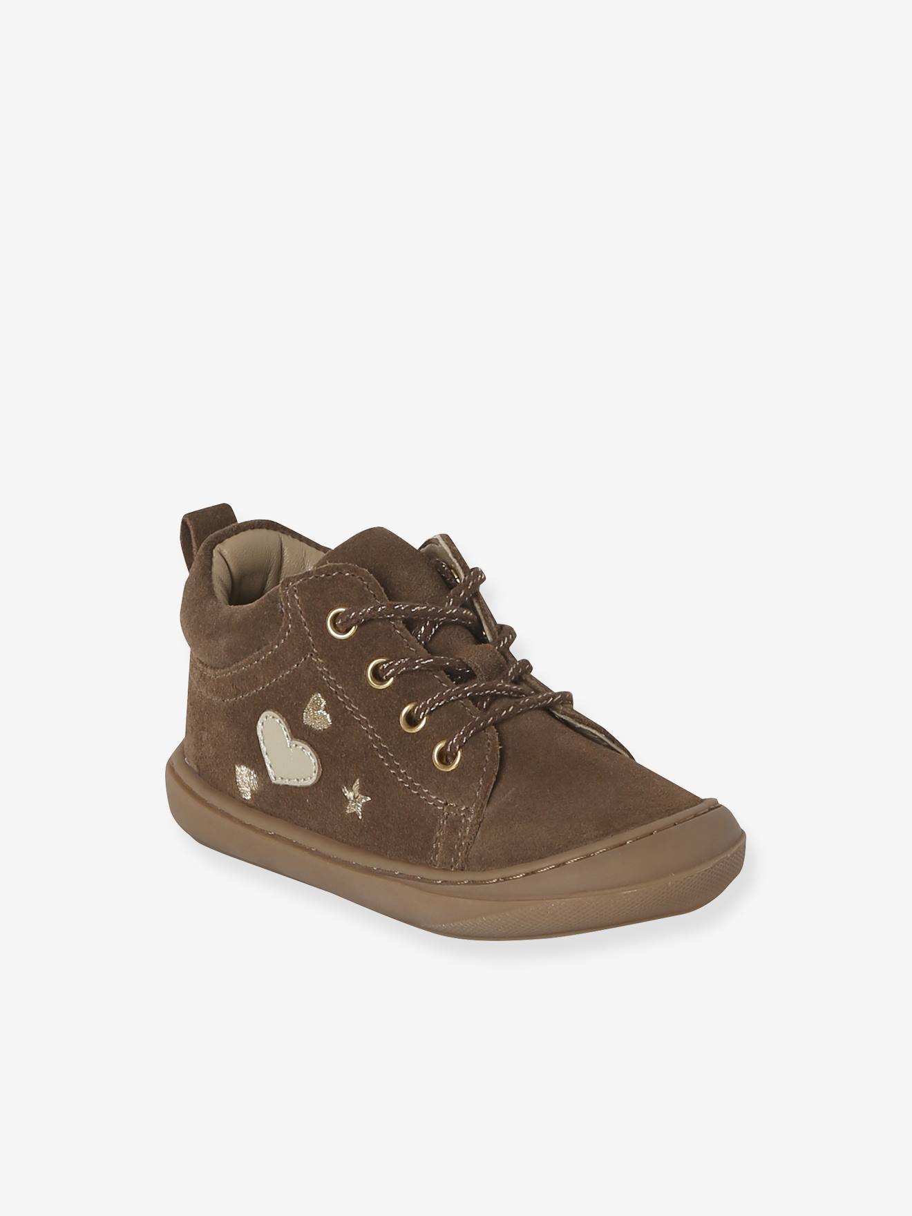 Soft leather lace-up ankle boots