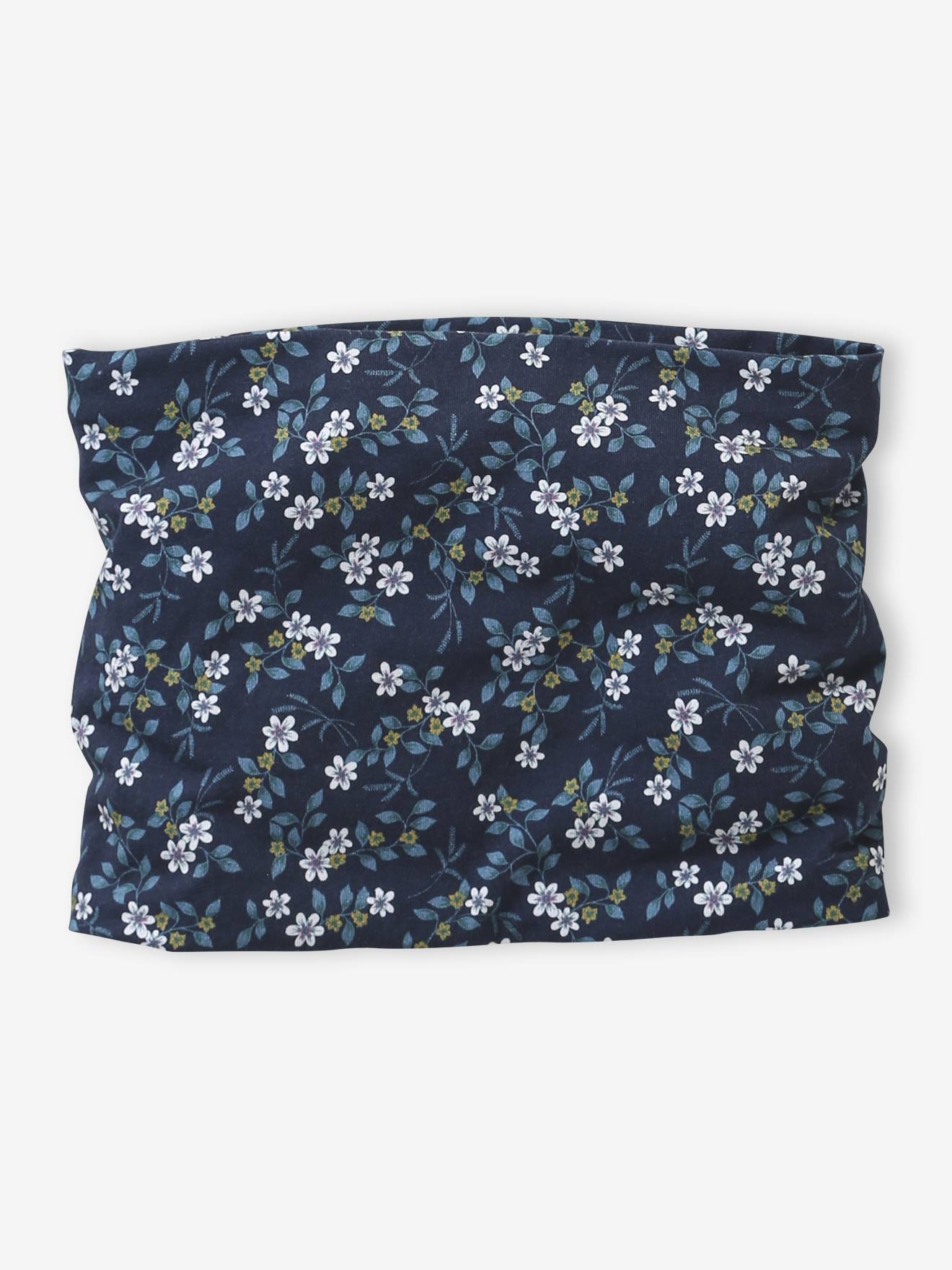 Floral Print Snood with Fleece Lining