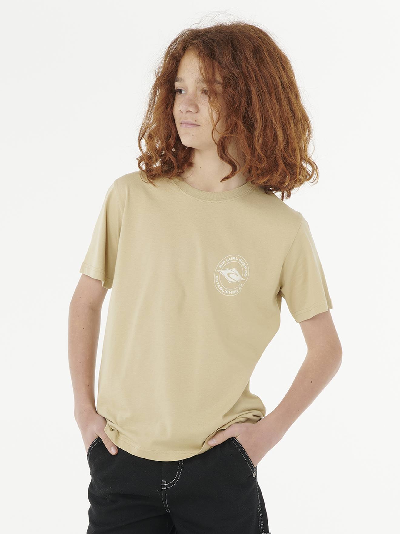 Stapler RIP CURL short-sleeved t-shirt