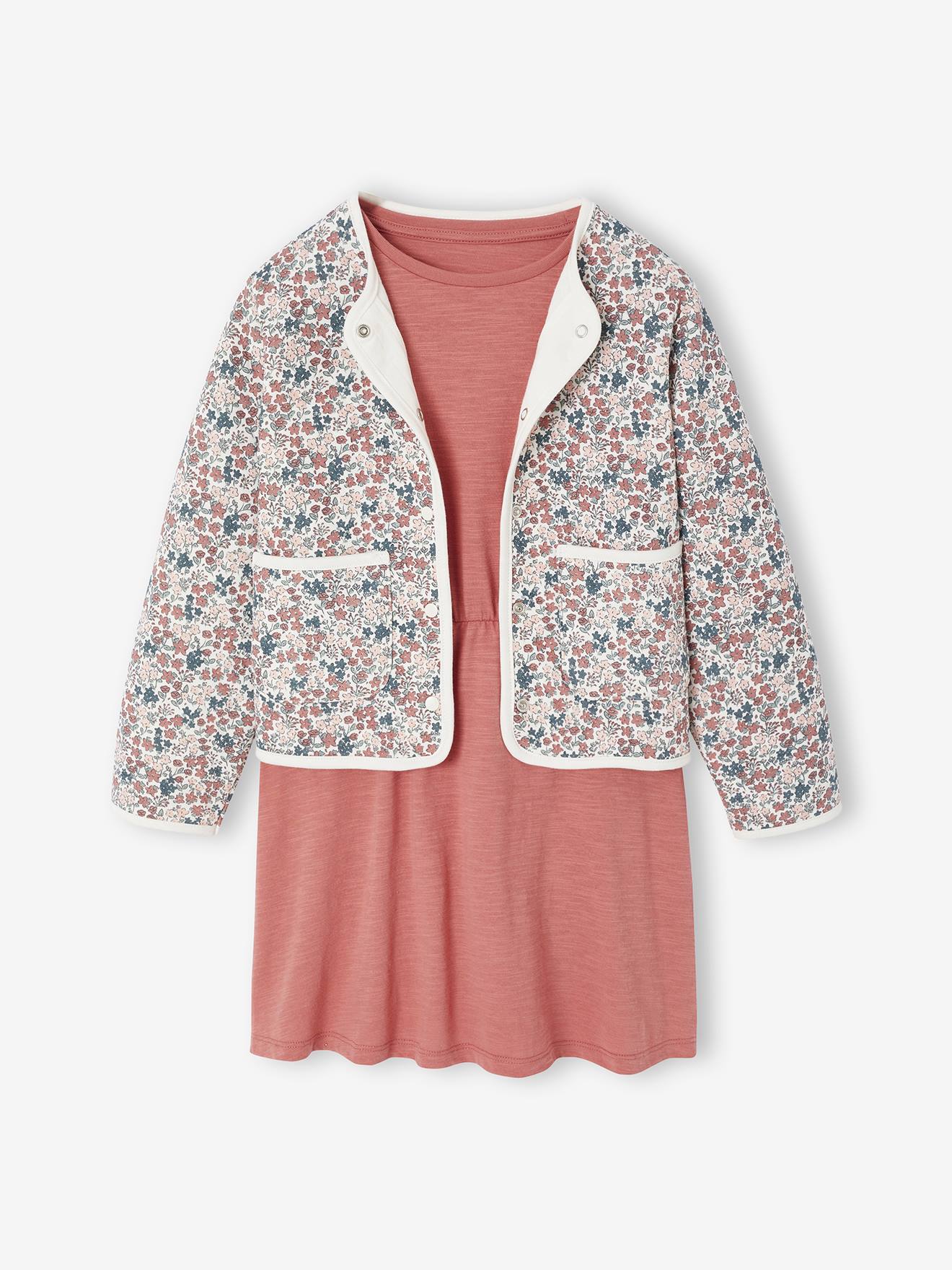 Dress & Quilted Jacket Set