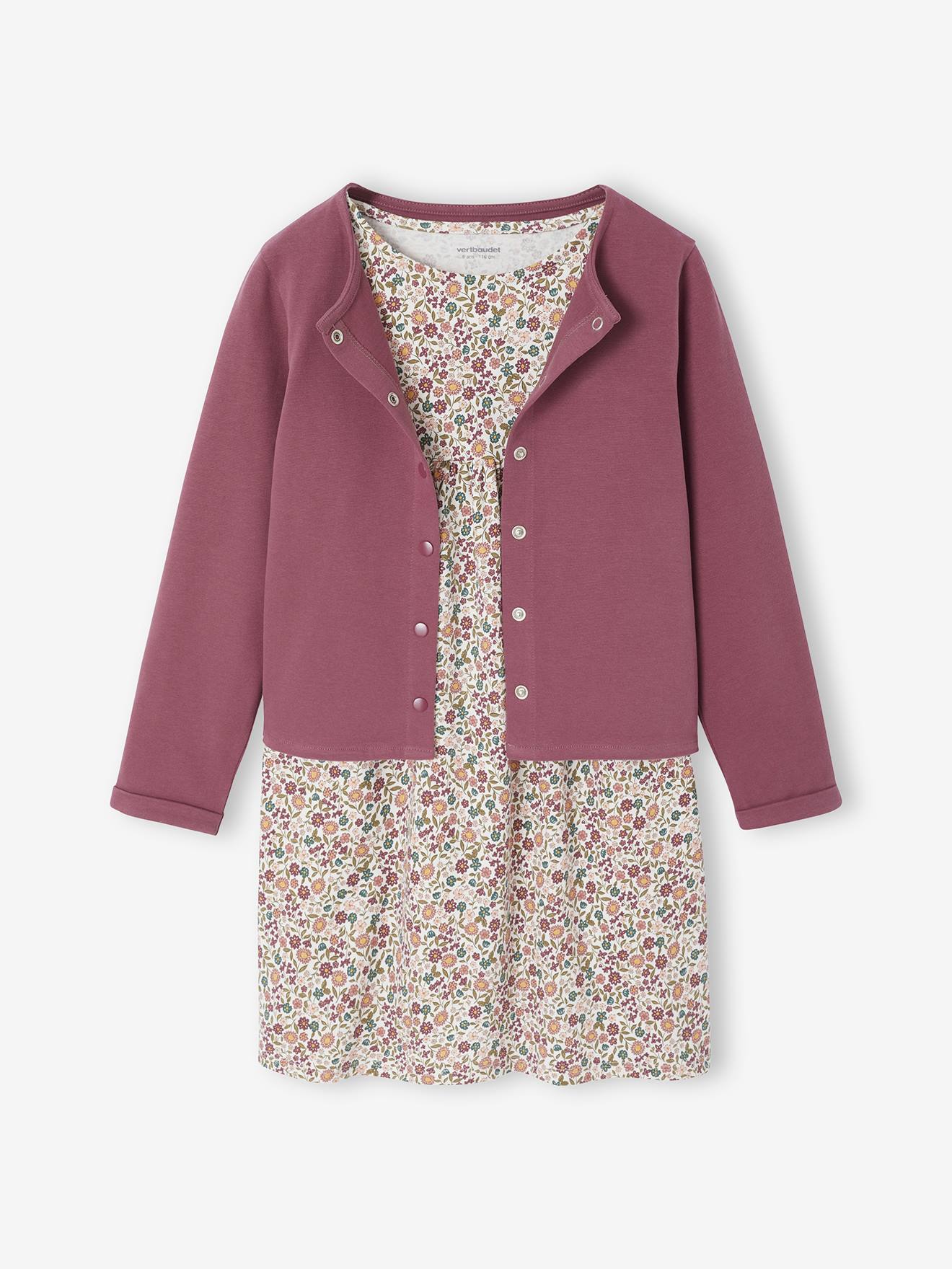 Dress & Jacket Outfit with Floral Print