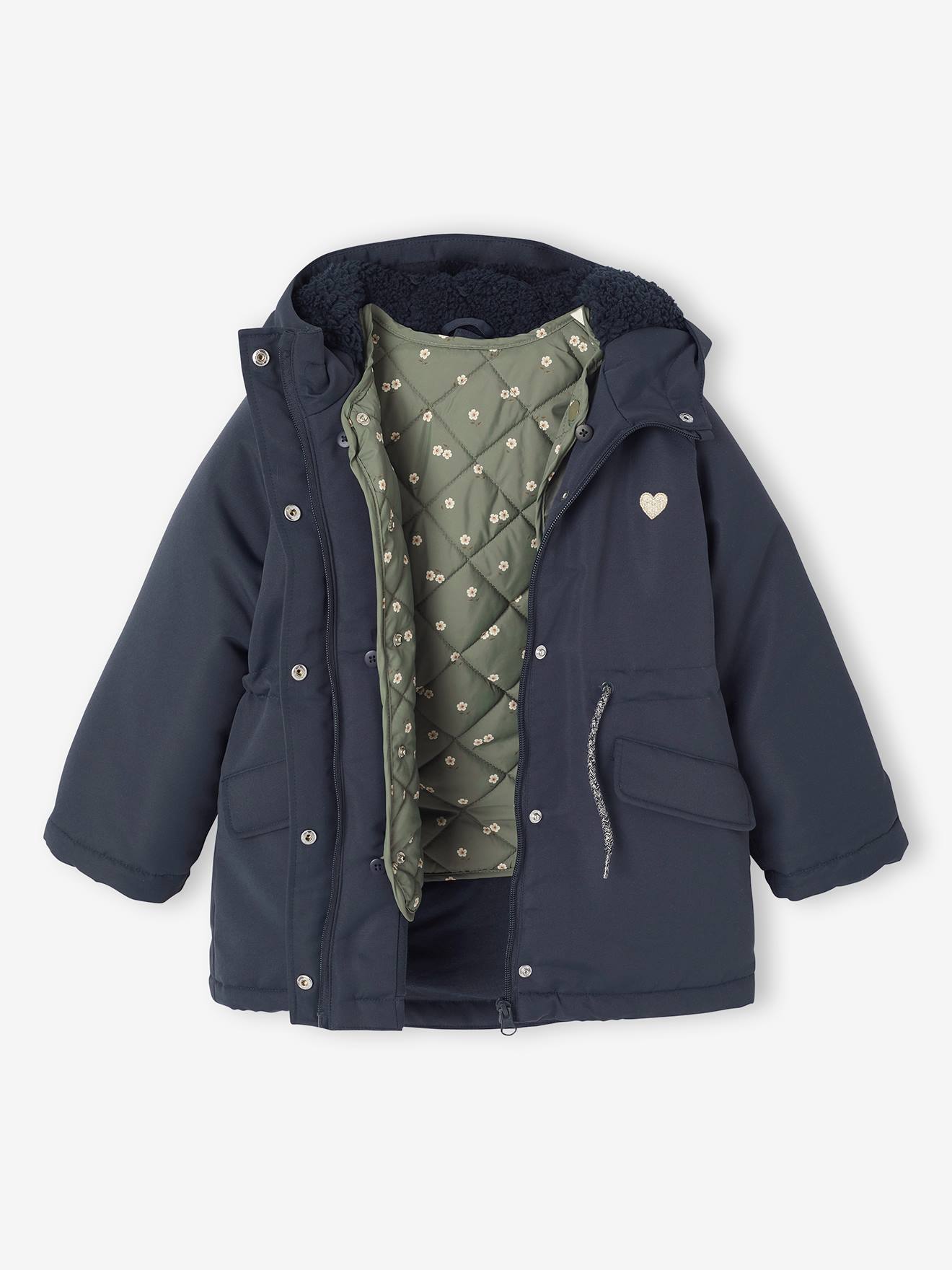 Hooded 3-in-1 Parka + Lightweight Jacket