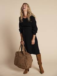Maternity-Dresses-ENVIE DE FRAISE maternity knitted dress