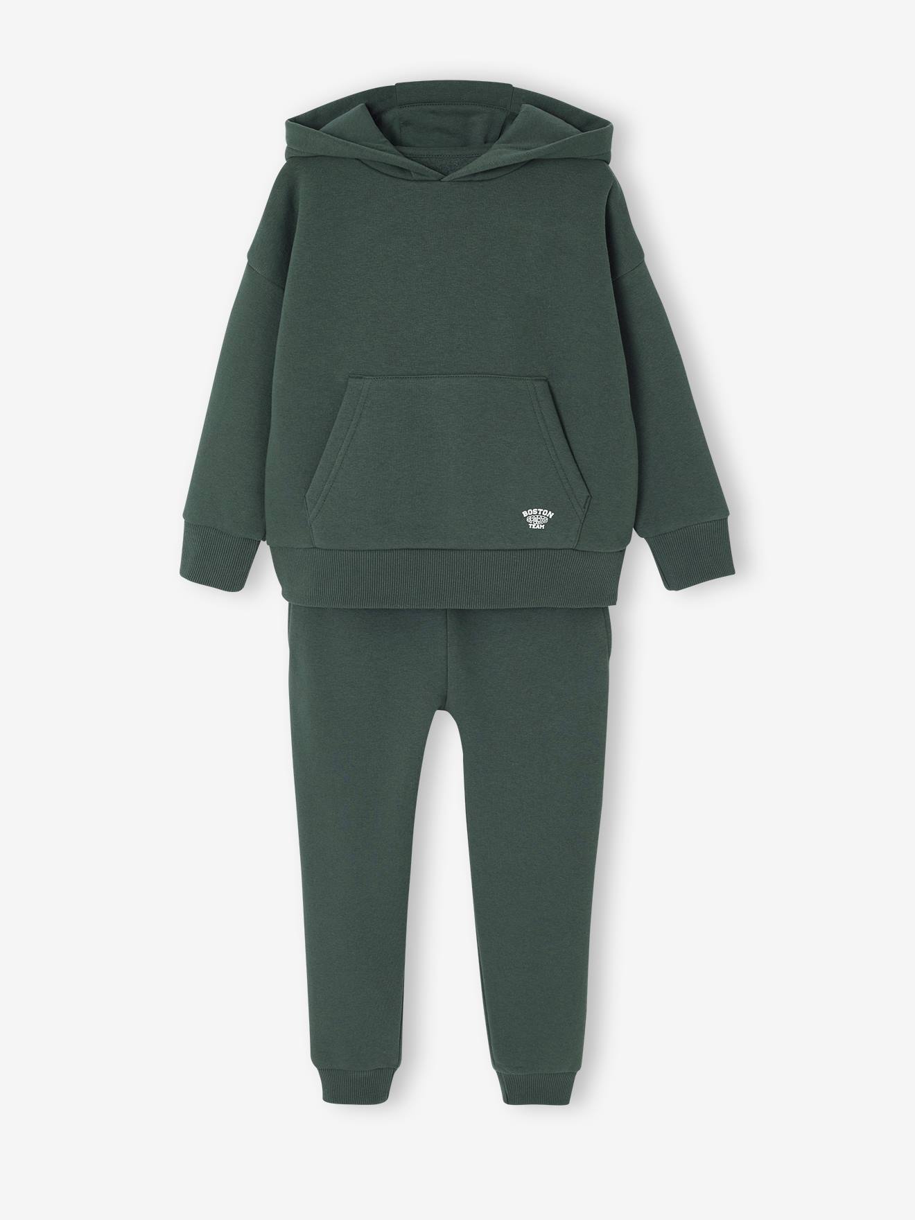 Streamlined Sportswear Set: Long-Sleeved Sweatshirt + Trousers